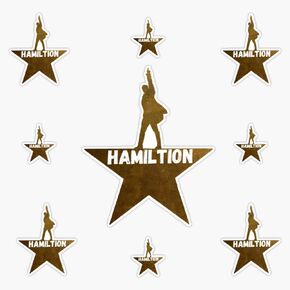 Magnet Hamiltion An American Musical. Magnet Vinyl Decal Sticker 5" in Kuwait