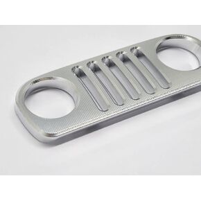 H-TECH RC CNC Aluminum Metal Grille Compatible for Vanquish H10 Optic 1/10 Accessories (Raw) (Raw) in Saudi Arabia