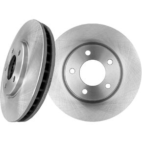 PM Auto Front Brake Disc Rotors 280.9mm Compatible With 2001-2007 Dodge Caravan in Kuwait