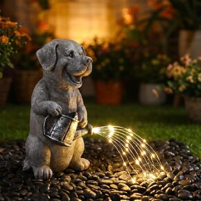 Lavezee Garden Bear Statues, Mother and Baby Bear Figurines with Solar Lantern for Outdoor Porch Yard Lawn, Unique Bear Gifts for Mom Grandma Women in Kuwait