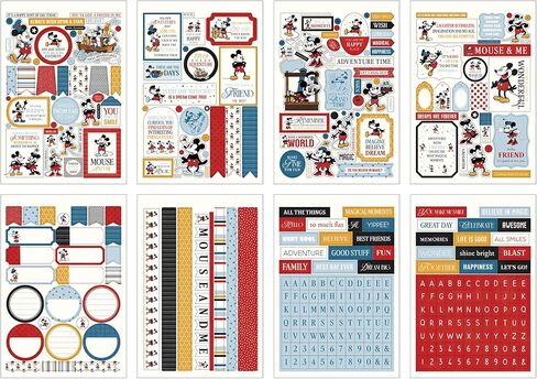 Echo Park Paper Co. Mouse and Me Sticker Book, 4.5" x 9.5", 16 Pages in Kuwait