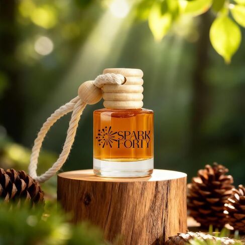 Forest Woods Car Perfume Car Air Freshener 30-Day Luxury Essential Oil Cologne Scent Gift Set for Men & Women, Pine & Cedar Long-Lasting Truck SUV Diffuser in Saudi Arabia