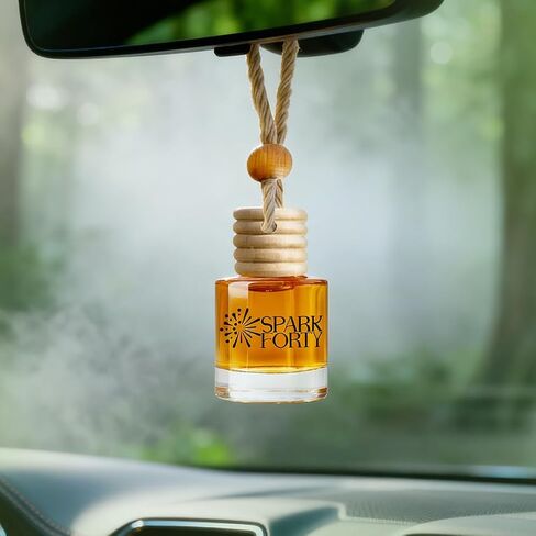 Forest Woods Car Perfume Car Air Freshener 30-Day Luxury Essential Oil Cologne Scent Gift Set for Men & Women, Pine & Cedar Long-Lasting Truck SUV Diffuser in Saudi Arabia