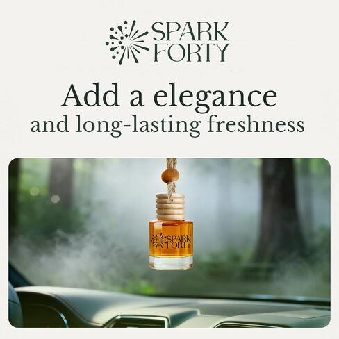 Forest Woods Car Perfume Car Air Freshener 30-Day Luxury Essential Oil Cologne Scent Gift Set for Men & Women, Pine & Cedar Long-Lasting Truck SUV Diffuser in Saudi Arabia