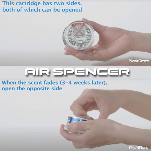 Air Spencer 2X Lemon Squash (A52) and 2X Squash scent (A9), Heavy Duty, Last Long, JDM Japan Car Air Freshener in Saudi Arabia