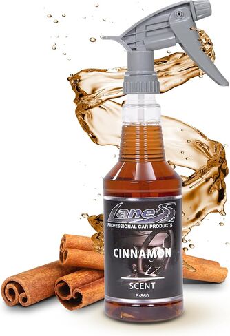 Lane's Premium Car Air Fresheners - Cinnamon Scent Water Based - 16oz Eliminate Bad Odors of Pet & Food From Car Interior Leather, Carpet, Upholstery Great For Cars, Trucks, SUVs, RVs & More in Saudi Arabia