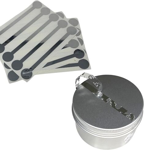 Tamper Evident Stickers, Security Stickers, 100 Tamper Proof Labels per Pack (White, 0.5" X 2.875") in Saudi Arabia