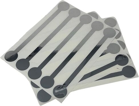 Tamper Evident Stickers, Security Stickers, 100 Tamper Proof Labels per Pack (White, 0.5" X 2.875") in Saudi Arabia