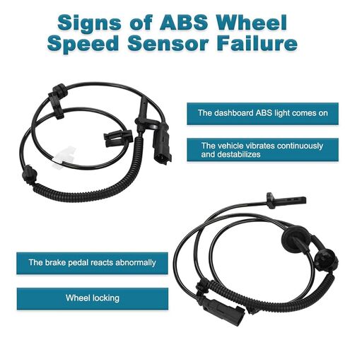 4 PCS ABS Wheel Speed Sensors Compatible with Buick Enclave 2008-2017, Chevrolet Traverse 2009-2017, GMC Acadia 2007-2016, Saturn Outlook 2007-2010 Replacement for 10391044 22739728 22951116 in Kuwait