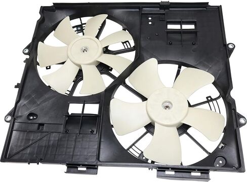 Cooling Fan Assembly Compatible with CADILLAC SRX/STS 2004-2008 3.6L/4.6L in Kuwait
