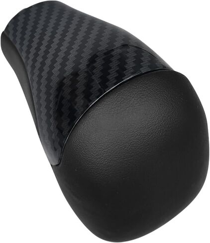 Gear Shift Knob Compatible with Toyota Highlander 2014-2019 Tacoma 2016-2021 Land Cruiser 2015-2020 Fortuer 2016-2022 Shifter Knob Handle Black Leather Carbon Fiber Pattern in Saudi Arabia