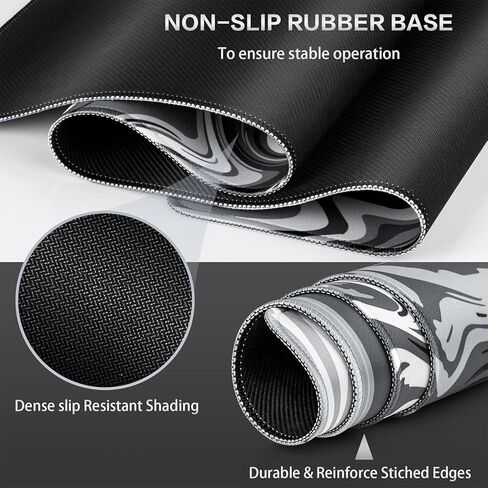 1PCS Large Gaming Mouse Pad,Cool Military Weapon Build Weapon Parts Display,Stylish Desk Protector with Non-Slip Rubber for Laptop & Desktop Use, Desk Mat for Keyboard and Mousepad in Saudi Arabia