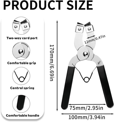 Piston Ring Opening Pliers, Adjustable Car Auto Piston Ring Compressor Pliers Expander Installer Remove Tool for Automotive Accessory, Easy to Use Ring Expanders in Saudi Arabia