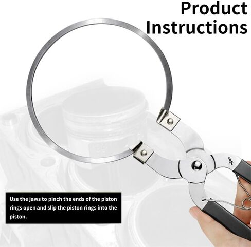 Piston Ring Opening Pliers, Adjustable Car Auto Piston Ring Compressor Pliers Expander Installer Remove Tool for Automotive Accessory, Easy to Use Ring Expanders in Saudi Arabia