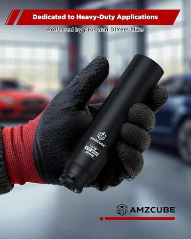 Heavy Duty 1/2" Drive 1-1/16" Truck Cage Bolt Socket, 6.3" Anti-Break Cr-Mo Extra Deep Spring Brakes Bolts Impact Socket with 6-Point Radius Corner Design in Saudi Arabia