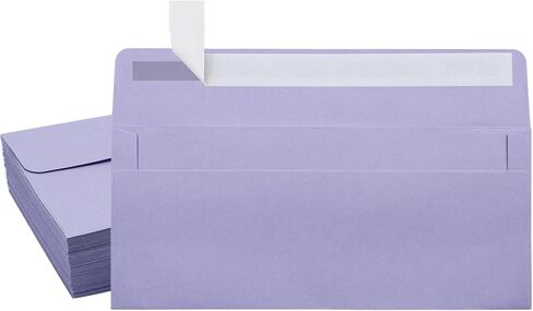VANRA #10 Envelopes 50 Pack - 4.125 x 9.5 Self Seal Business Envelopes for Letters Invoices Checks Statements Mailing (Lemon Yellow) in Saudi Arabia