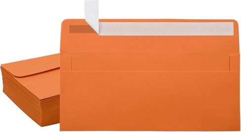 VANRA #10 Envelopes 50 Pack - 4.125 x 9.5 Self Seal Business Envelopes for Letters Invoices Checks Statements Mailing (Lemon Yellow) in Saudi Arabia