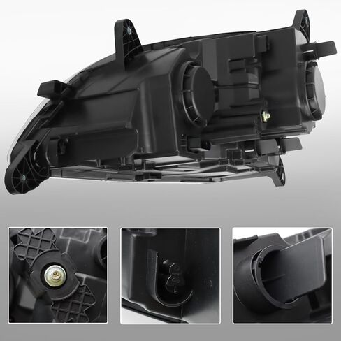 مجموعة المصابيح الأمامية الهالوجين اليسرى من aostirmotor مناسبة لمصابيح أمامية 2013-2020 Peterbilt 579 متوافقة مع 2011-2018 Peterbilt 587 (جانب السائق) in Kuwait