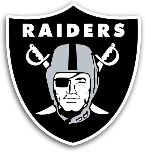 2 (Pieces) 3" and 5" Las Veg@s Raiders Decal Sticker, Waterproof Vinyl Decals for Many Purpose Like Cars, Trucks, Laptops, Phones, Windows and More in Kuwait