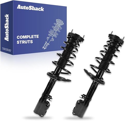 AutoShack Rear Complete Strut & Coil Spring Assemblies - Driver and Passenger Side for Toyota, Camry 2015-2017, FWD L4 2.5L V6 3.5L in Kuwait