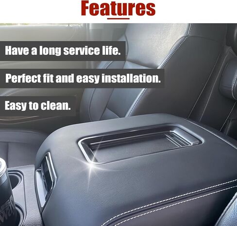Center Console Armrest Lid Compatible with 2014-2018 Chevrolet Silverado GMC Sierra 1500 2500 3500, 2015-2020 Chevy Tahoe Yukon Suburban, # 0227083AA L0227083AA w/Steel Bracket in Saudi Arabia