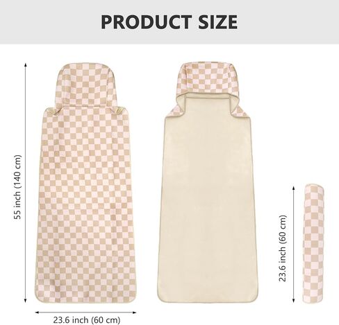 3tyto Universal Car Seat Covers, Waterproof Neoprene Seat Covers - Waterproof & Sweatproof, Machine Washable, Non-Slip Seat Protector for Car, Truck, SUV, Van (Checkered, 2 Pack) in Saudi Arabia