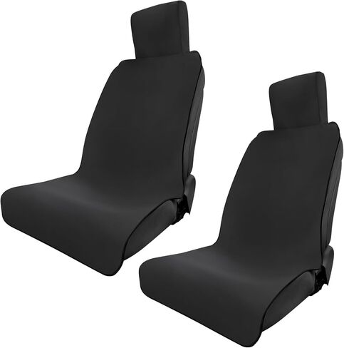 3tyto Universal Car Seat Covers, Waterproof Neoprene Seat Covers - Waterproof & Sweatproof, Machine Washable, Non-Slip Seat Protector for Car, Truck, SUV, Van (Checkered, 2 Pack) in Saudi Arabia
