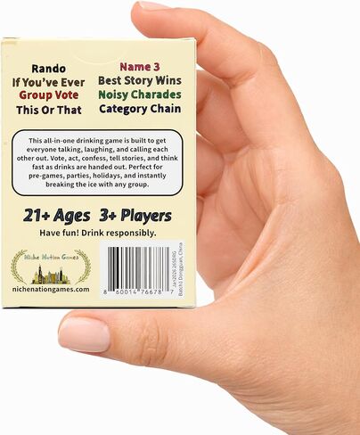Social Drinking Games - Classic Group Games Everyone Knows and Loves - Perfect for Parties, Bars & Gatherings Friends & Family - Laugh, Vote, Act, Share & Guess in Saudi Arabia