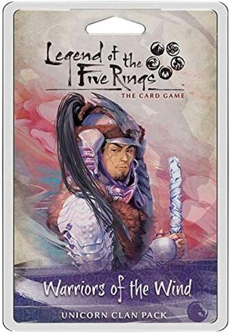 Legend of The Five Rings: The Card Game Warriors of The Wind Clan Pack - Tactical Strategy Game for Kids & Adults, Ages 14+, 2 Players, 45-90 Minute Playtime, Made by Fantasy Flight Games in Kuwait