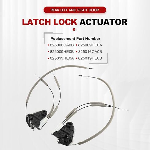 Rear Left and Right Door Latch Lock Actuator for Nissan Altima 2019-2025 825009HE0A 825009HE0B in Saudi Arabia