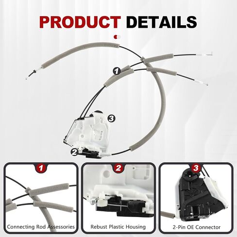 Rear Left and Right Door Latch Lock Actuator for Nissan Altima 2019-2025 825009HE0A 825009HE0B in Saudi Arabia