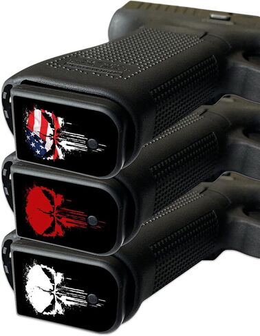 Gun Vinyl Decals for Pistol Mag Base Plates 12-Pack in Saudi Arabia