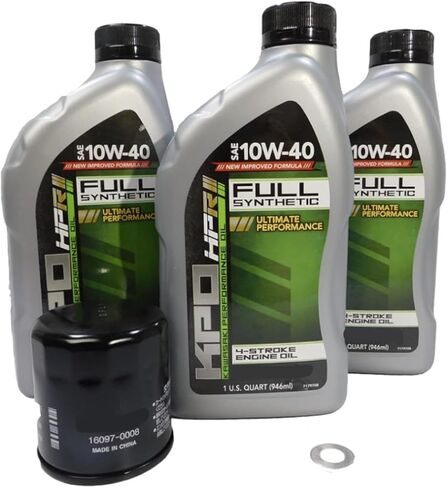 OEM Oil Change Kit For Kawasaki Ninja 400 500 Z400 Z500 Versys 300 Eliminator Ninja ZX-4R Full Synthetic in Kuwait