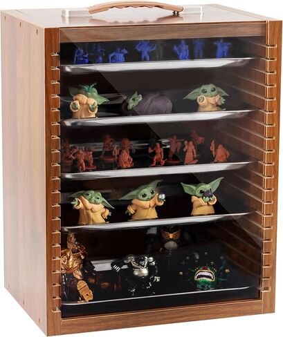 Miniature Carrying Case for Collectibles | Miniature Storage & Display Case for Figurines | Warhammer 40K Model Holder & Transport Box | Secure Mini Case for Miniatures & Action Figures in Saudi Arabia