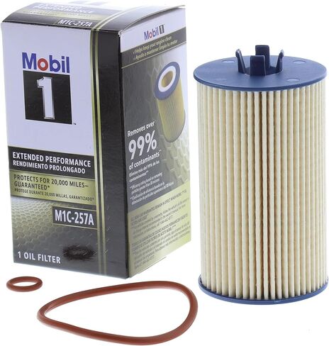 Mobil 1 Extended Performance Oil Filter, M1C-257A | Synthetic Blend, High Efficiency 20,000 Mile Protection | 6 Pack in Kuwait