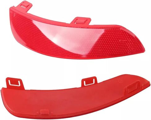 Compatible With VOLVO S40 V50 2008-2015, Pair Left Right Side Rear Bumper Reflector, Bumper Reflector Lens 30763345 30763346 in Saudi Arabia