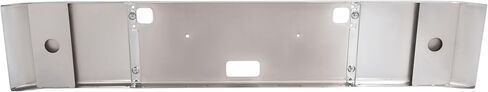 ALMULOO Front Bumper Face Bar Compatible with 1982+ Kenworth W900B / W900L Front Bumper Cover Steel Chrome Silvery in Kuwait