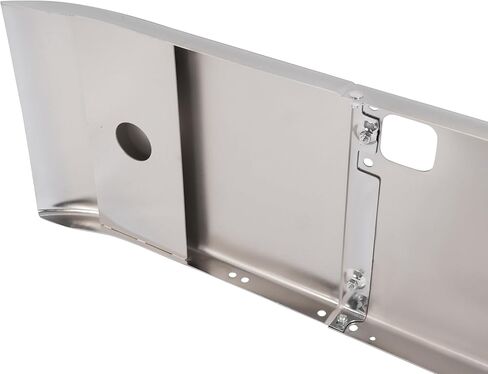 ALMULOO Front Bumper Face Bar Compatible with 1982+ Kenworth W900B / W900L Front Bumper Cover Steel Chrome Silvery in Kuwait