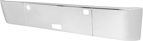 ALMULOO Front Bumper Face Bar Compatible with 1982+ Kenworth W900B / W900L Front Bumper Cover Steel Chrome Silvery in Kuwait