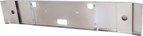 ALMULOO Front Bumper Face Bar Compatible with 1982+ Kenworth W900B / W900L Front Bumper Cover Steel Chrome Silvery in Kuwait