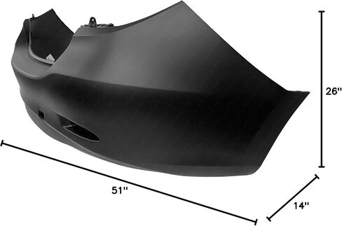 BUMPERS THAT DELIVER - Primered, Rear Bumper Cover Replacement Compatible with 2014-2017 Mazda 6 w/Dual Exhaust 14-17, MA1100211 in Kuwait