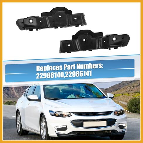 1 Pair Front Bumper Mounting Support Bracket for Chevrolet Malibu 2013-2015 No.22986140/22986141 Left Right Side Replacement in Kuwait