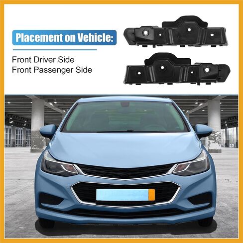 1 Pair Front Bumper Mounting Support Bracket for Chevrolet Malibu 2013-2015 No.22986140/22986141 Left Right Side Replacement in Kuwait