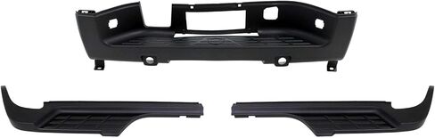 BUMPERS THAT DELIVER - Textured, Black Rear Bumper Step Pad 3-Piece Combo Kit Compatible with 2007-2014 Chevy Silverado GMC Sierra 2500 3500 w/Park Assist 07-14, GM1191128 GM1191126 GM1191127 in Kuwait