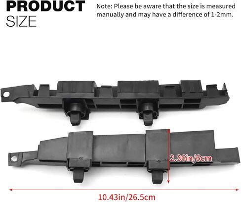 VIKKSAER 1 Pair 71198-SDA-A01 Front Bumper Bracket Spacer Bracket (Left & Right Side), Replacement for Honda Accord 2003 2004 2005 2006 2007, Replaces 71193-SDA-000 in Kuwait