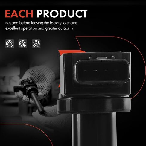 A-Premium Engine Ignition Coil Pack Compatible with Volvo S80 2007-2010, XC90 2005-2011, V8 4.4L in Kuwait