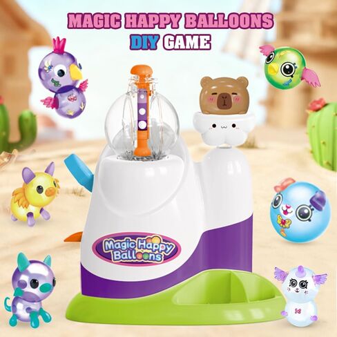 Gmajieny Capybara Balloon Craft Kit for Kids, DIY Magic Balloon Animal Maker Toy with Pump, Stickers & Accessories, Cute Animal Arts & Crafts Birthday Gift for Boys and Girls Ages 3+ in Kuwait