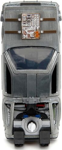 Delorean DMC (Time Machine) Brushed Metal Train Wheel Version Back to The Future Part III (1990) Movie Hollywood Rides Series 1/32 Diecast Model Car by Jada 34786 in Saudi Arabia
