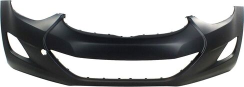 Go-Parts - Front Bumper Cover for Hyundai Elantra 2011-2013, Primed (Ready to Paint), 3-Piece Kit with Fog Lights, Sedan Replacement 865113Y000,922013X000,922023X000 in Kuwait