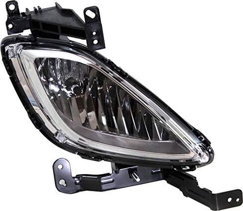 Go-Parts - Front Bumper Cover for Hyundai Elantra 2011-2013, Primed (Ready to Paint), 3-Piece Kit with Fog Lights, Sedan Replacement 865113Y000,922013X000,922023X000 in Kuwait